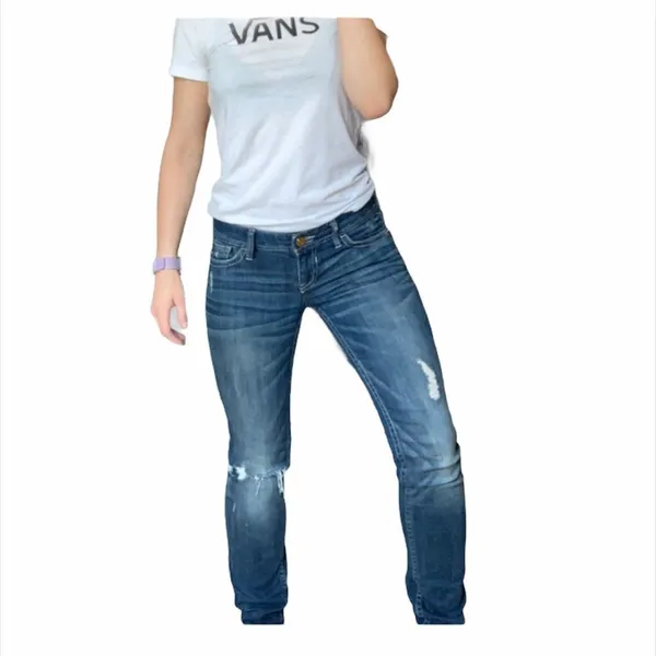 ✨Hp✨Express Super Skinny Distressed Jeans✨ - Image 5