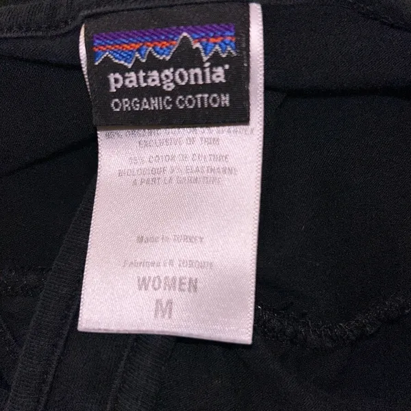 Patagonia Organic Cotton‎ sleeveless black women M dress - Image 5