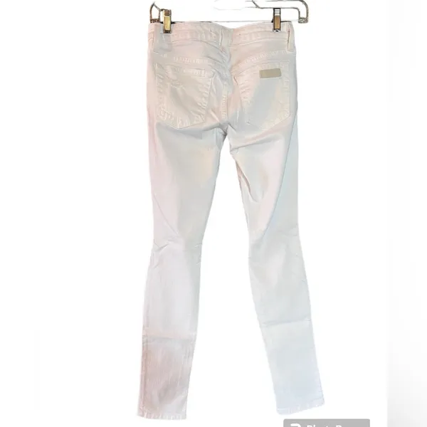 Joe’s Jeans White Distressed Unworn Denim Sz 24 Stretch Low Rise NWOT Ret $164 - Image 3