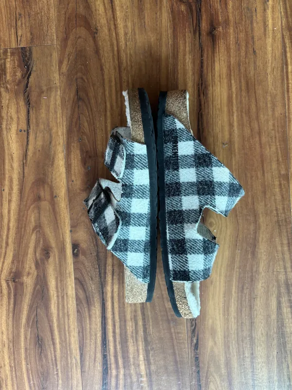 Birkenstock Shearling Arizona Sandals - Image 3