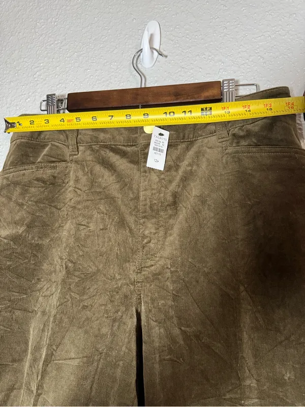 NWT talbots corduroy pants size 12 petite brown - Image 6