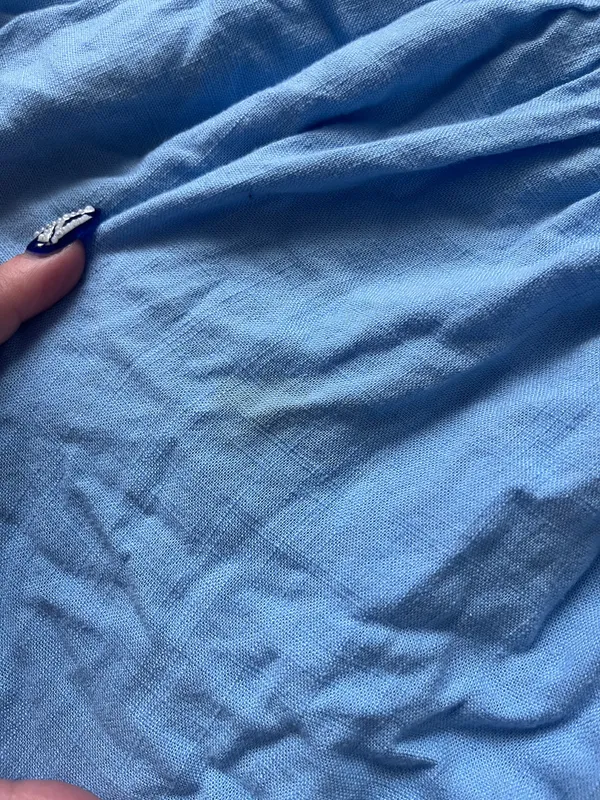 Hello Molly Dress Mini Blue Ruched - Image 4