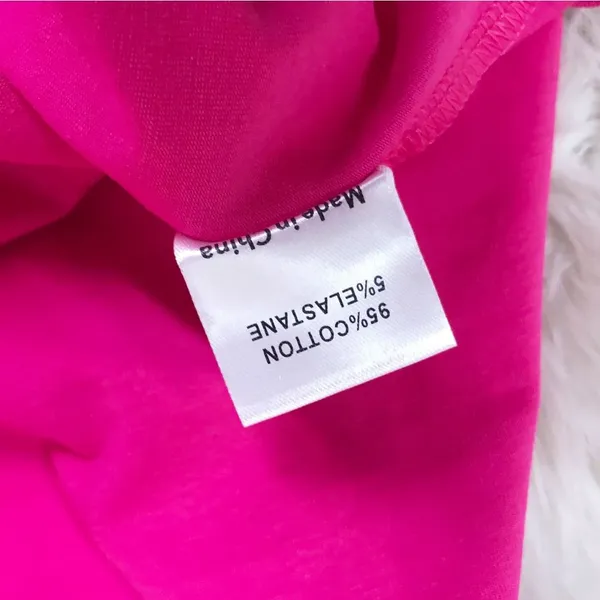 New PRINCESS POLLY Hot Pink Low Cut Long Sleeve Bodycon Mini Dress Sexy Size‎ 12 - Image 9