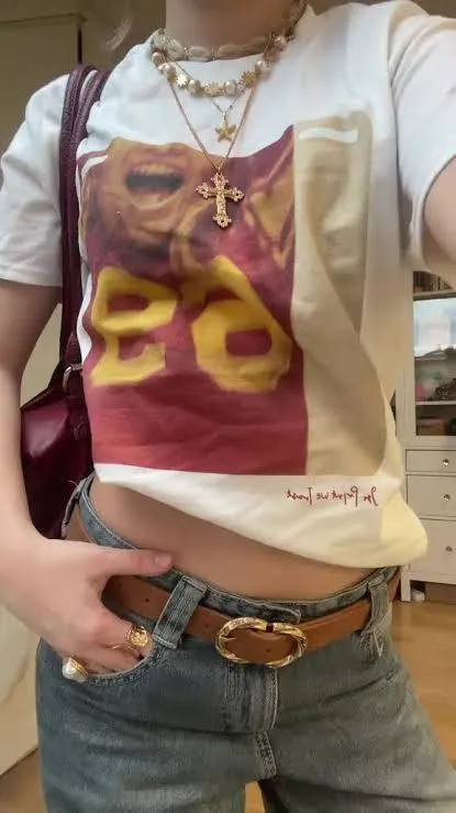 In Print We Trust 69 Baby Tee - Image 2