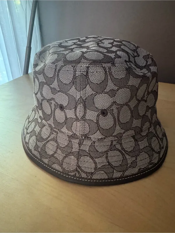 Coach Signature C Jacquard Bucket Hat NWT - Image 3