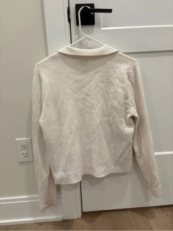 J.Crew 100%Cotton Sweater Button Up - Image 6