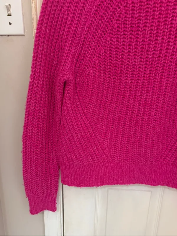 A New Day Hot Pink Crewneck Sweater - Image 6