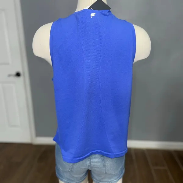 Fabletics Feather Tech+ Muscle Tank, Sapphire Sky, M - Image 2