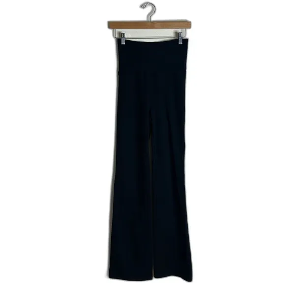 Skims cotton jersey foldover pant in color soot size medium nwot - Image 2