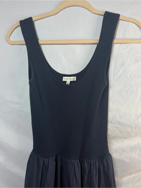Moon River Croquette Tank Midi Dress - Image 6