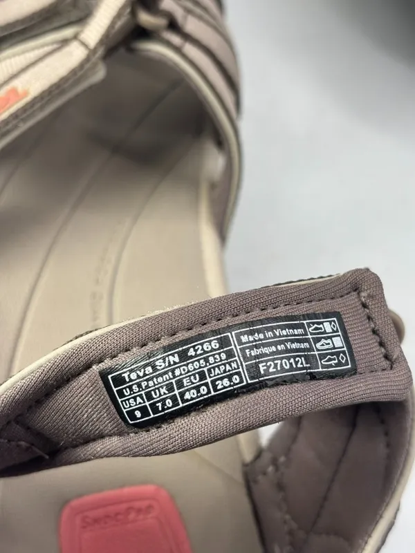 Teva Tirra Sandal Womens US 9 Beige Crazy Comfort Adventure Naturals 4266 - Image 9