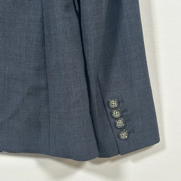Banana Republic Wool Blazer Women's Preppy Business Casual Jacket Blue Size‎ 6 - Image 7