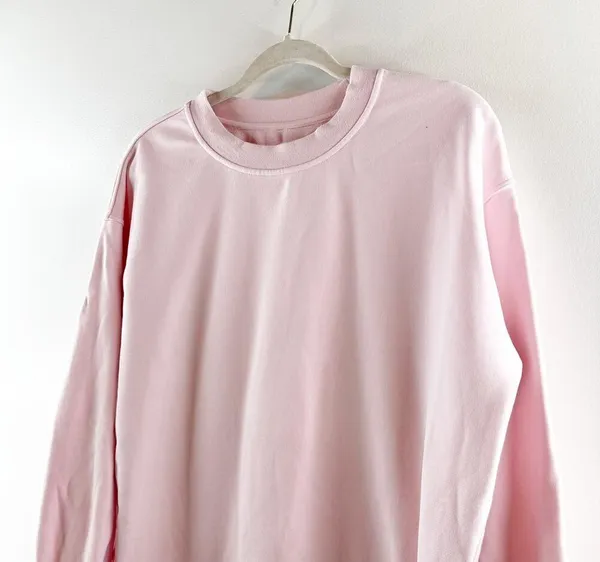 Lululemon Perfectly Oversized Crew Crewneck Sweatshirt Strawberry Milkshake S - Image 5