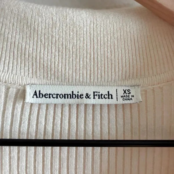 Abercrombie & Fitch Long Sleeve Collared Knit Dress Size XS - Image 6