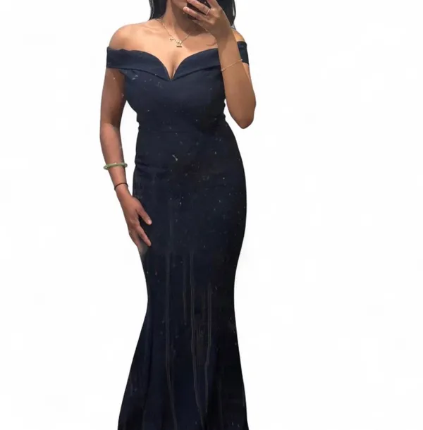Navy Blue Formal Dress - Image 3