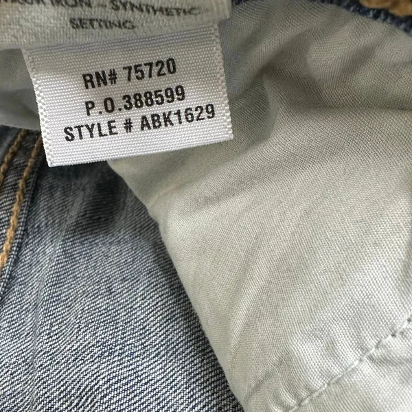 BKE Payton Distressed Crop Blue Jeans Womens 28 (31X26) Low Rise Denim ABK1629 - Image 7