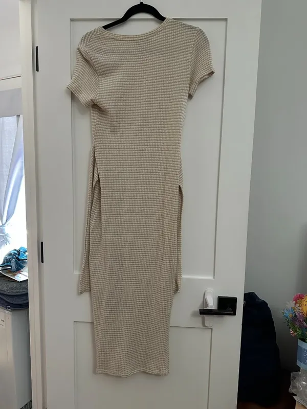 Amour Vert cream dress EUC - Image 3