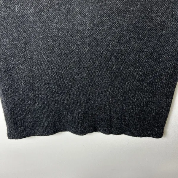 Lauren Ralph Lauren Petite Womens Lambswool Charcoal‎ Pencil Knit Skirt Large - Image 4