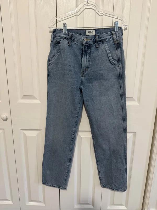Agolde Cooper Jean Command Straight Leg Cargo Size 26 - Image 2