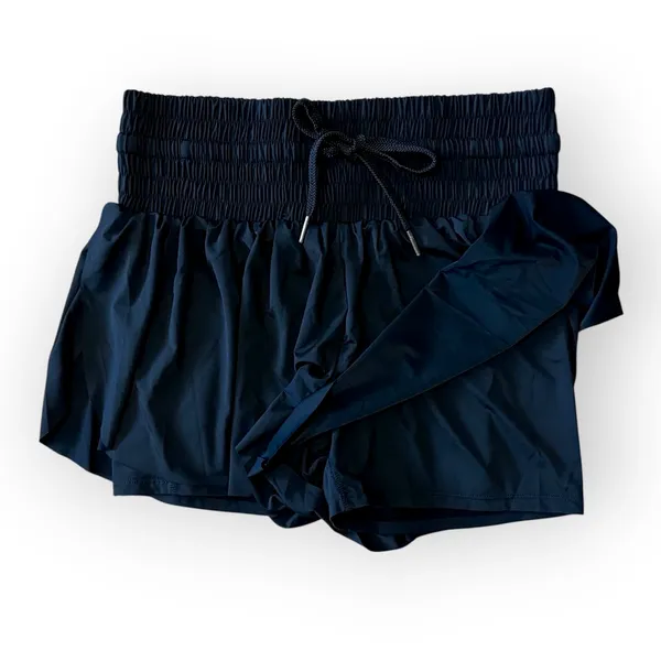 Black Active Butterfly Shorts - Image 2