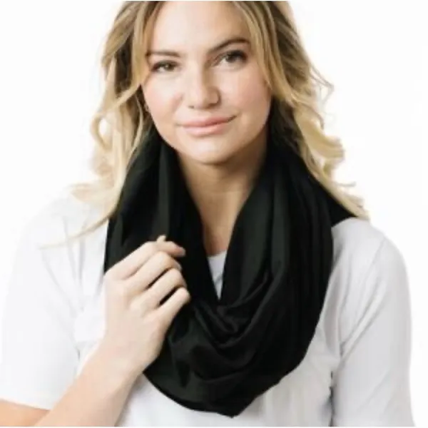 ZYIA Active Black Classic Infinity Scarf Convertible Lightweight Versatile Sport - Image 9