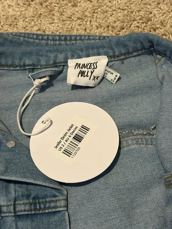 Princess Polly Denim Jacket - Image 3
