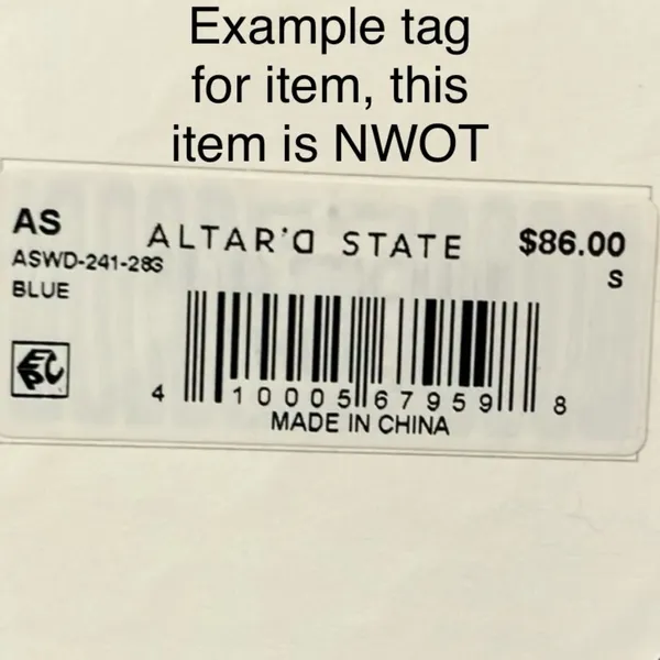 NWOT Altar’d State Strapless Mini Dress - Image 8