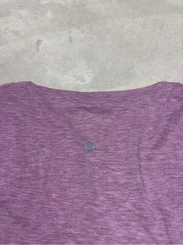 lululemon athletica Heathered Mauve V-Neck Knot Tank - Image 4