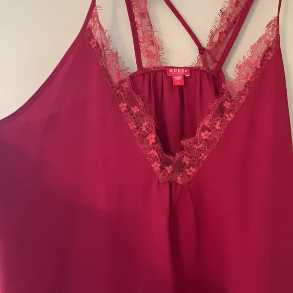 Guess Lace Strappy Blouse - Image 2