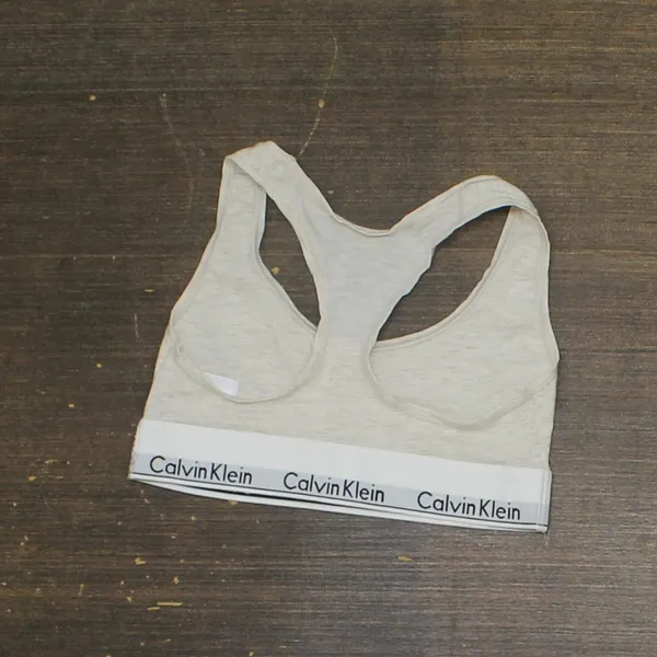 NEW Calvin Klein Womens Modern Cotton Unlined Wireless Bralette F3785 Brown XS - Image 2