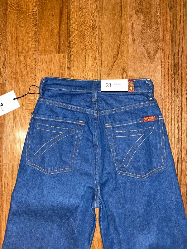 7 For All Mankind wide legged baby jo jeans - Image 3