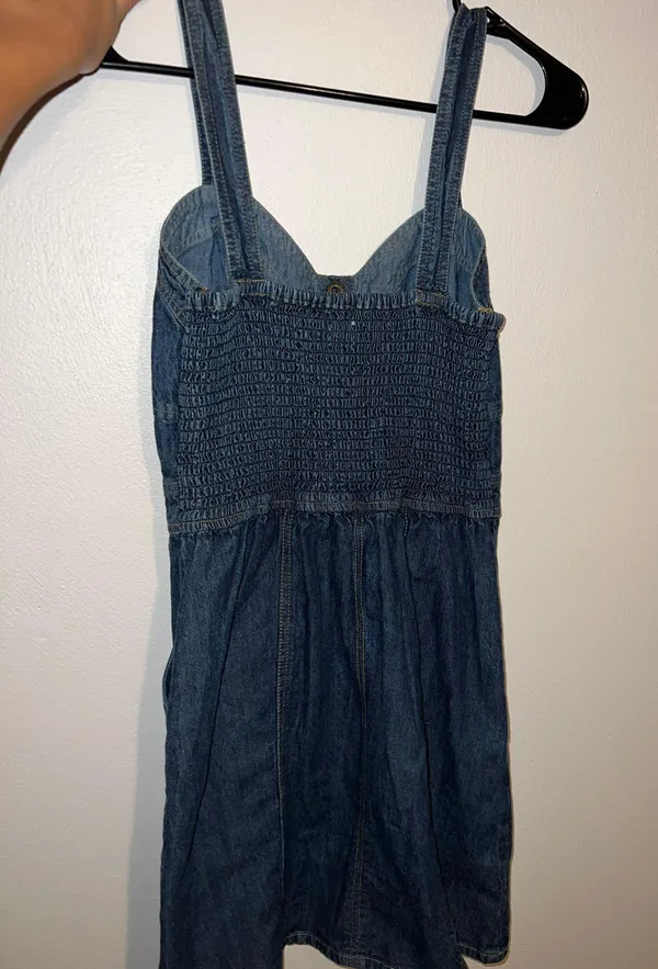Denim Dress Blue Size M - Image 2