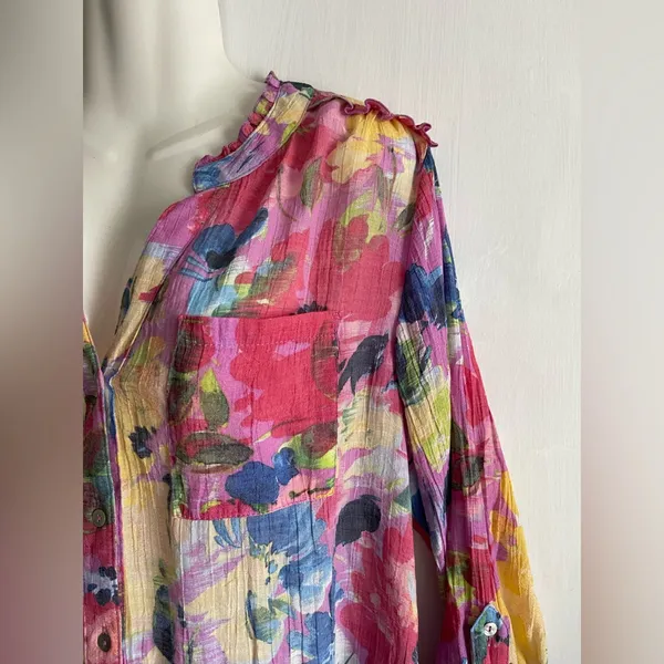 Zac & Rachel Multicolor Floral Blouse - Image 3