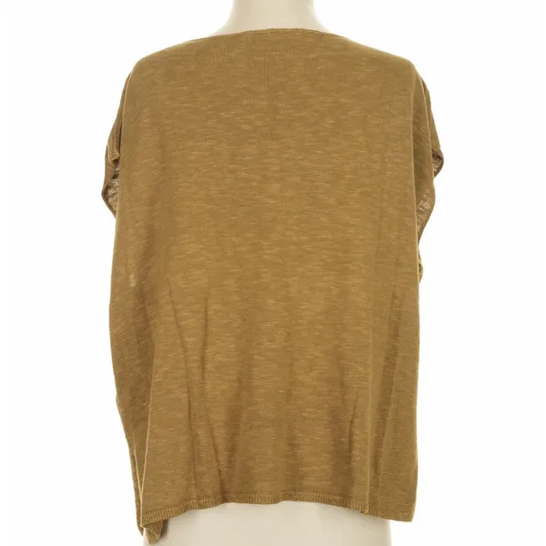 Free-est Free People Mustard Yellow V-Neck Relaxed Top - Image 5