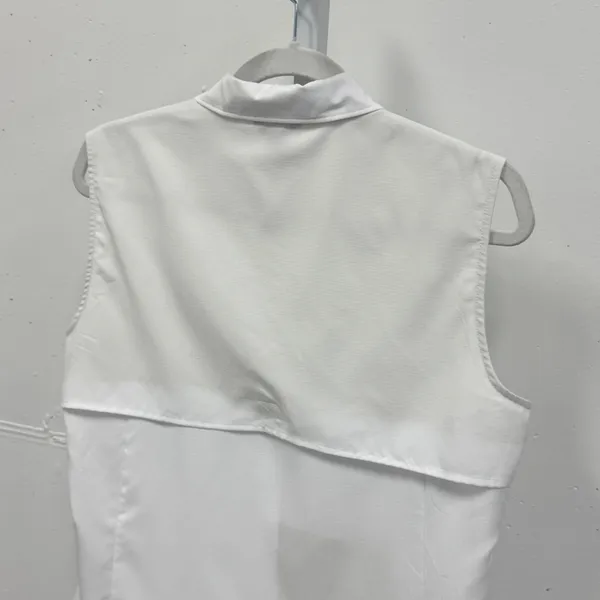 Eddie Bauer Sleeveless Hiking Outdoor Shirt Mesh Vent Back Medium Gorpcore Sport - Image 5
