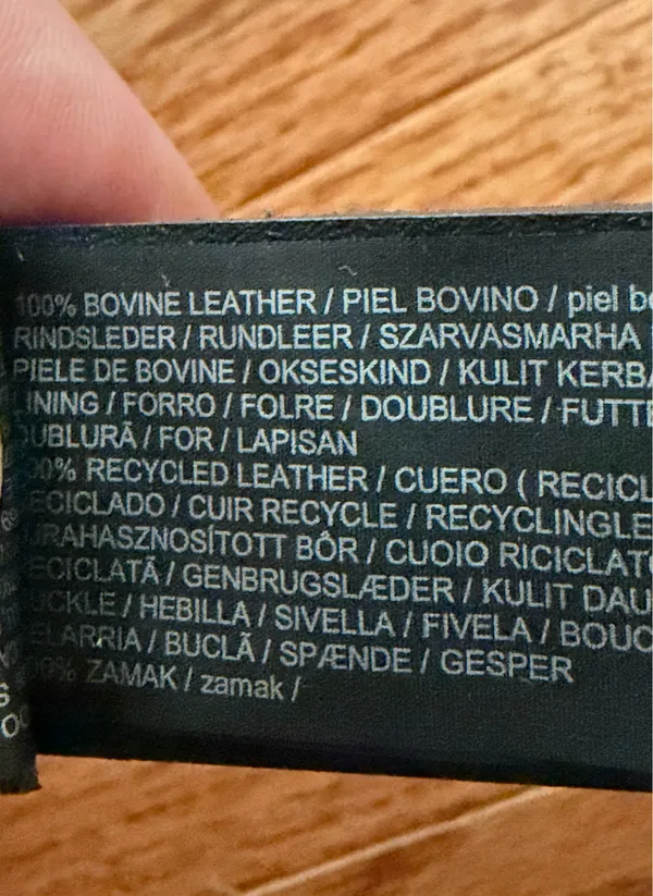 New Genuine 100% Bovine Leather Woman’s Belt, Made in Spain, Sz S - Image 7