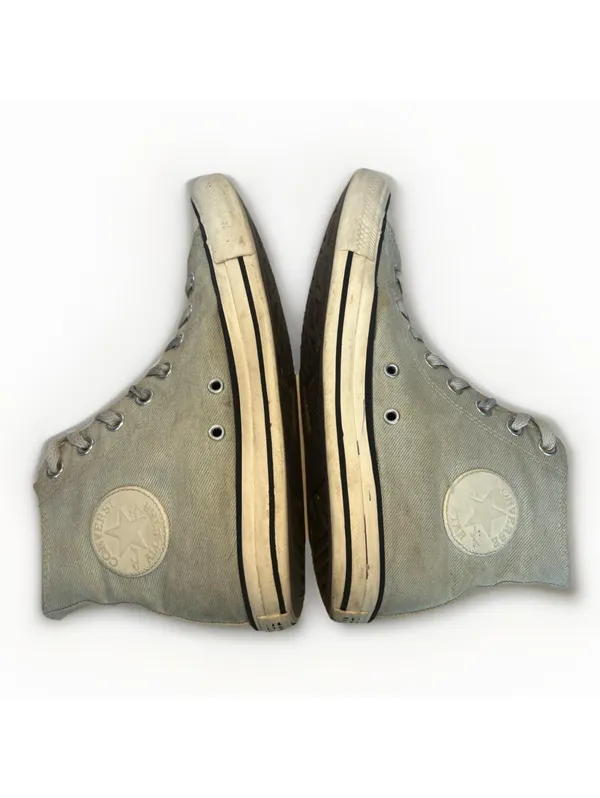 Converse Chuck Taylor All Star Flower White Women's Size10 Men Size8 Embroidered - Image 4