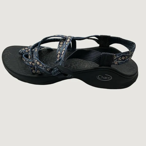 Chaco Z/Cloud X2 Womens 8 Blue Multi Strap Toe Loop Sport Sandals J106622 - Image 7