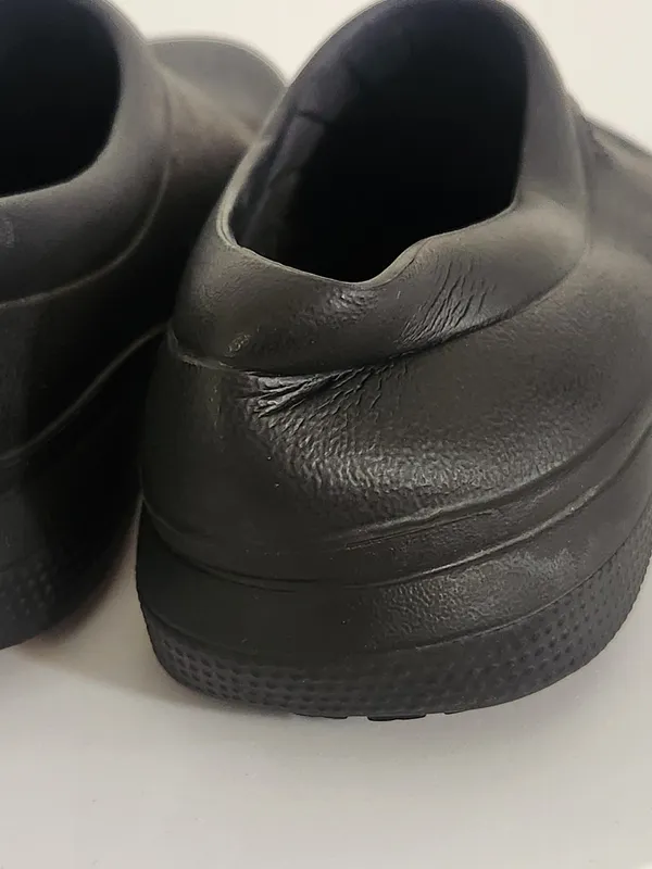 Crocs On The Clock Black Work Clogs Size Womens 7 Mens 5 Flaw - Image 6