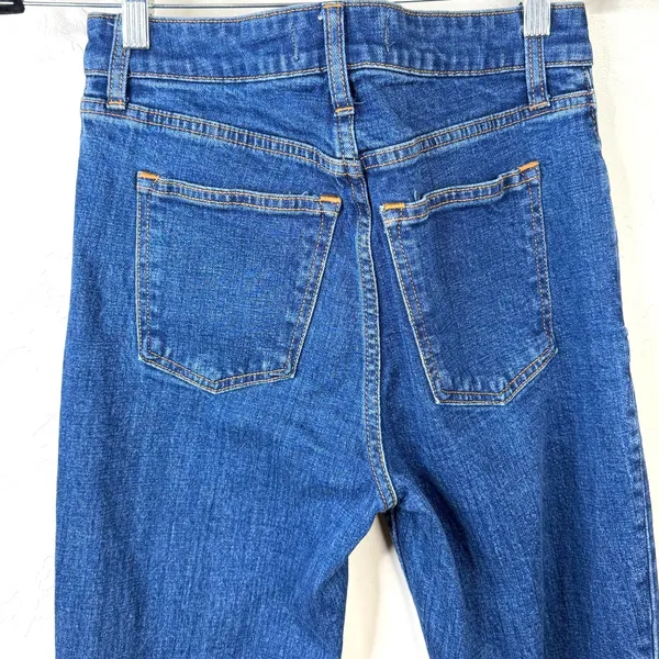 Abercrombie & Fitch Curve Love Super Dark High Rise The Skinny Ankle Jeans 0/25 - Image 10