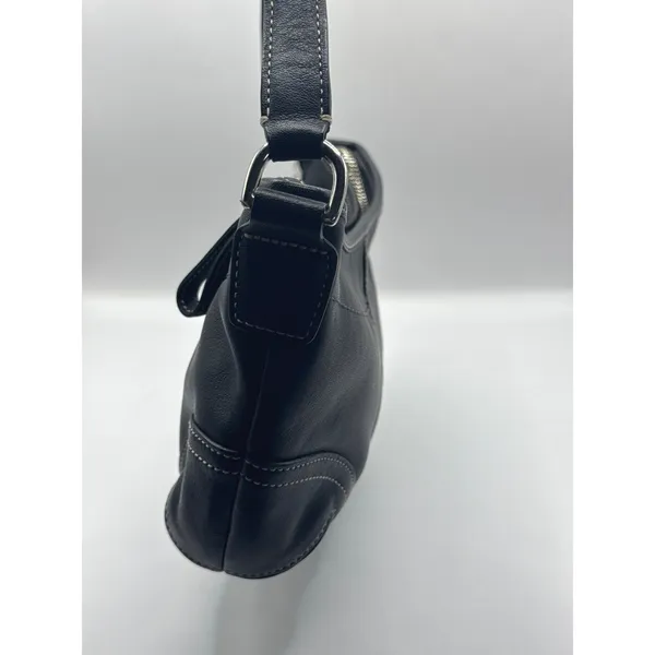 Coach Soho Black‎ Leather Small Hobo Shoulder Bag Purse N0 E043-4283 - Image 13