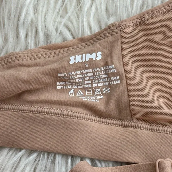 Skims Fits Everybody Crossover Bralette Clay Size Small - Image 6
