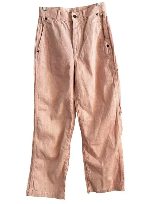 Madewell x MN Dye Studio Perfect Vintage Wide-Leg Carpenter Jean Size 26 /25 - Image 4