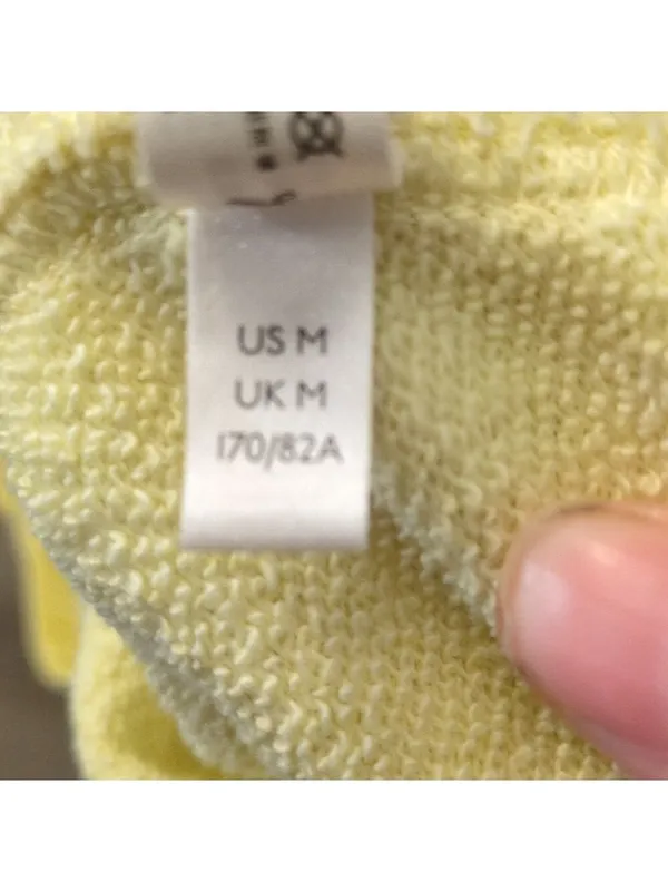 Free people starfruit yellow terry cloth shorts size medium - Image 6