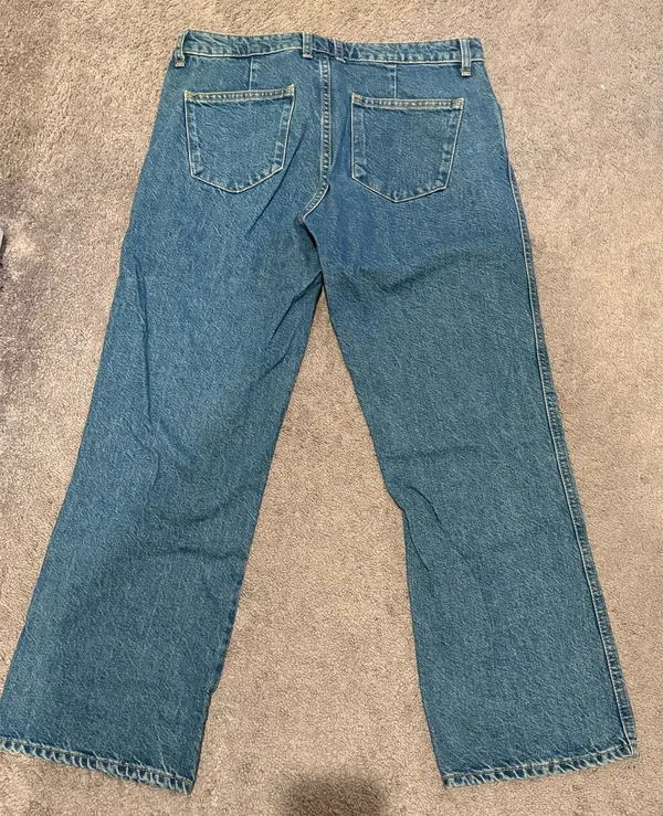 ZARA Jeans Mid-Rise Straight Leg Denim - Image 4