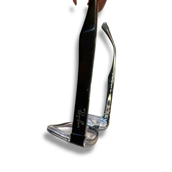 Ray-Ban Eyeglasses‎ Frames RB51502034 Polished Black On Transparent Rectangle - Image 6