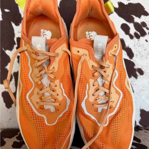 Sorel Kinetic Breakthrough Day Lace Sneakers Orange Athletic Shoes 9.5 - Image 3