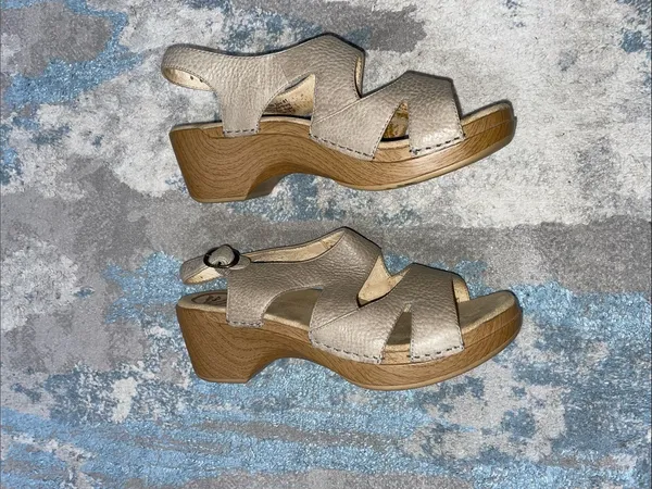 Dansko Leather Clog Sandals Size 41 (10.5-11 US) - Image 8