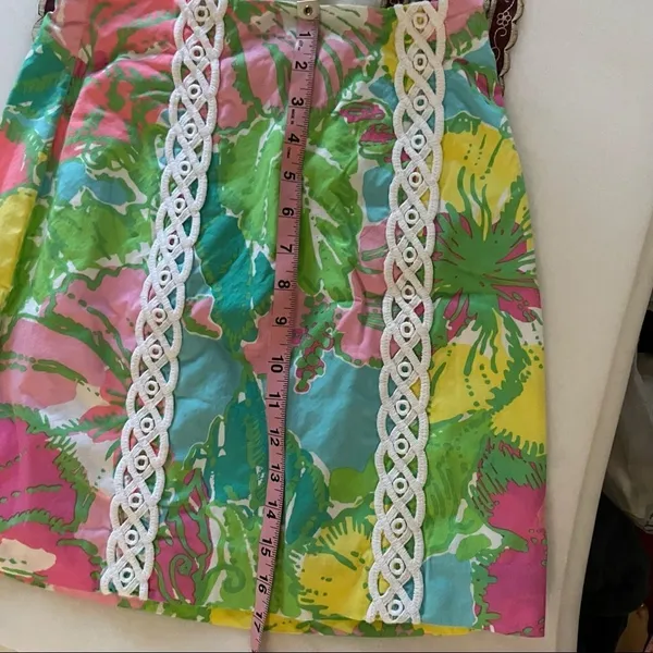 Lilly Pulitzer Printed Skirt- Size 00 - Image 5