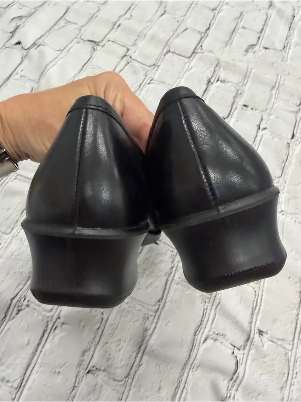 ECCO Felicia Penny Loafer Women's Size EU 41 Black Leather Slip On Shoes - Image 3
